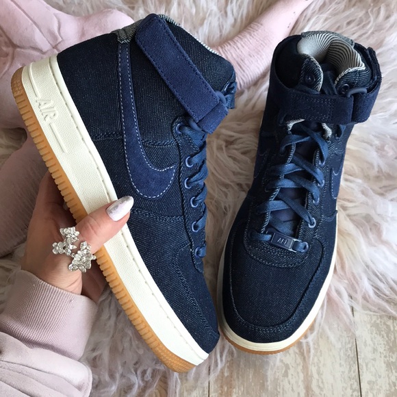 NWT Nike Air Force 1 Denim Rare special edition - Picture 7 of 8